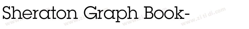 Sheraton Graph Book字体转换 Sheraton Graph Book字体转换